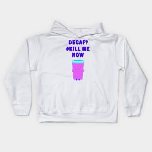 Decaf coffee Kids Hoodie